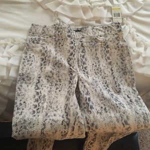 Brand new snakeskin stretchy slacks